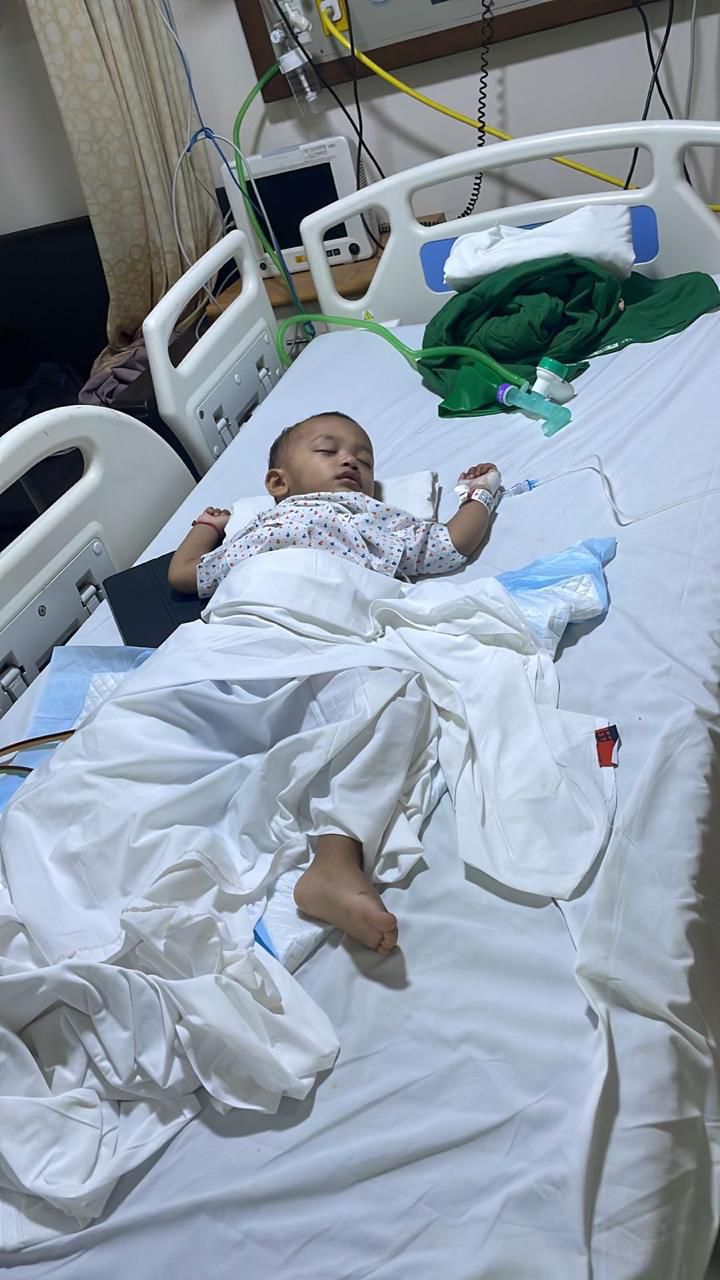 Case of Master Adwait Jain 1year Old Boy Child suffering with thalassemia
                        Major
